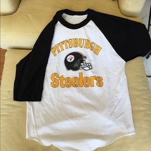 Steelers 3/4 graphic tee